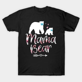 T-shirt for women, MAMA bear shirt, floral mama bear shirt, momma bear shirt, boho mama bear t-shirt, mama bear tee, mothers day T-Shirt